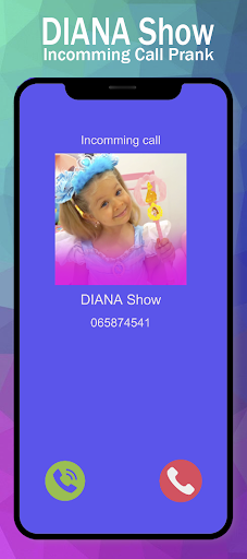Diana Show Fake Call & Video Screen 3