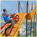 Cover Image of ดาวน์โหลด Bike Tricks Trail Stunt Master - แทร็กที่เป็นไปไม่ได้  APK