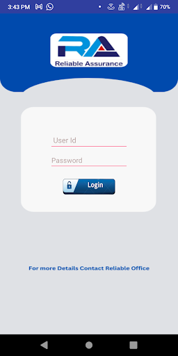 Android application EzyInsure Agent App screenshort