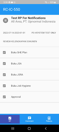 Electronic Permit System Screen 2