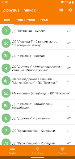 Transport schedule - ZippyBus Screenshot 2 - AppWisp.com