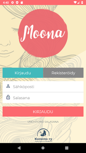Moona Oirepäiväkirja Screen 2