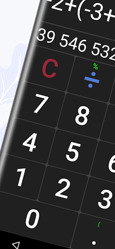 Android application Big Button Calculator -BB Calc screenshort