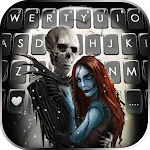 Horror Couple Skull Keyboard Background Apk