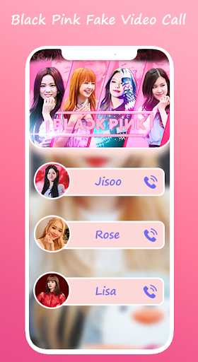 BlackPink Fake Call Simulation Screen 2