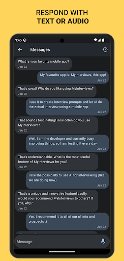 MyInterviews - AI Interviewer Screen 2
