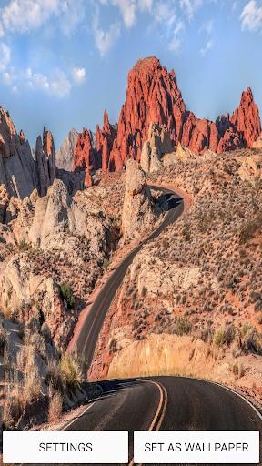 Road Desert Live Wallpaper