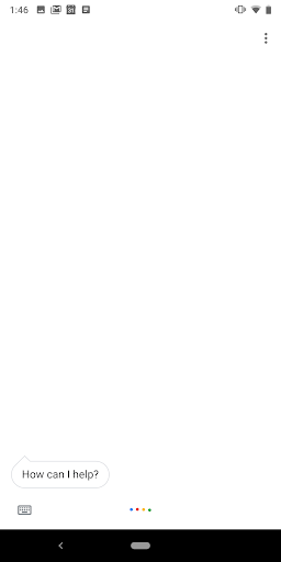 Android application Voice Action Services screenshort