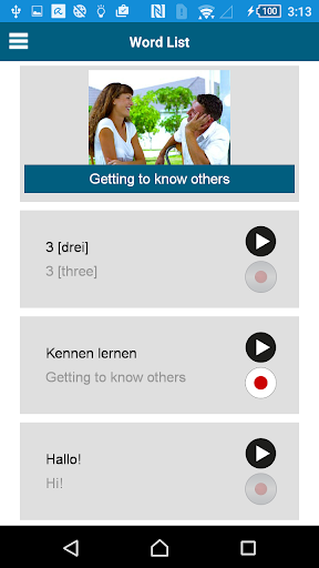 Screenshot of German for Refugees