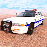 Real Police Car Crash Sim Cop icon