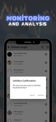 Followers & Unfollowers Pro Screen 2