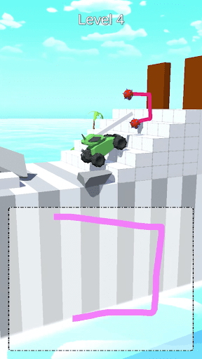 Android application Draw Race 3D screenshort