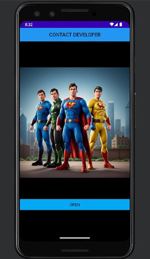 Android application SUPER HEROES WALLPAPER screenshort