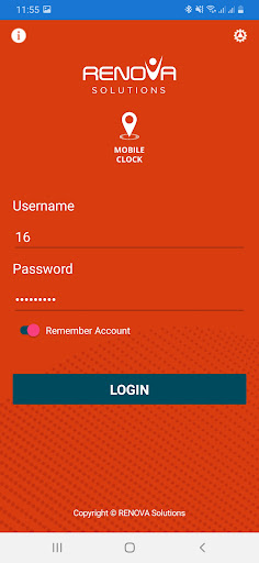 RENOVA Mobile v3.0 Screen 2