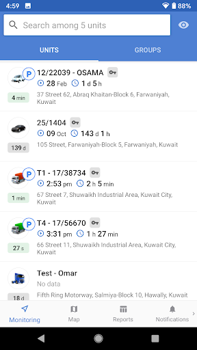 Android application BUSEZ screenshort