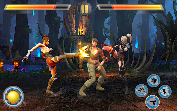 #1. Super Girls Fighting Game (Android) By: DROIDWORLDSOL
