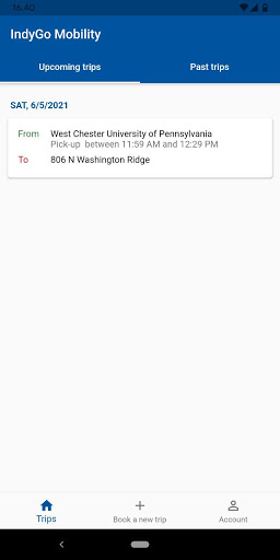 Indygo Mobility Screen 2