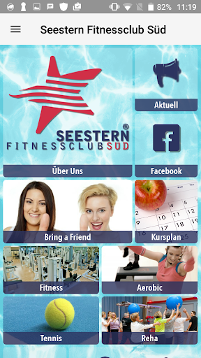 Android application Seestern Fitnessclub Süd screenshort