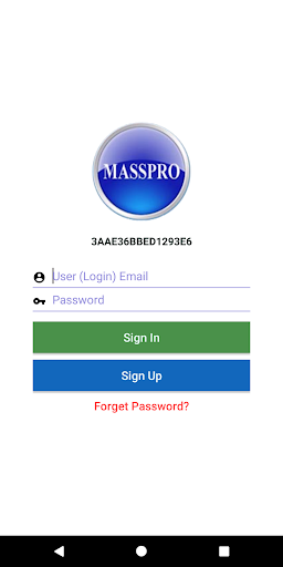 Android application MASSPRO App screenshort