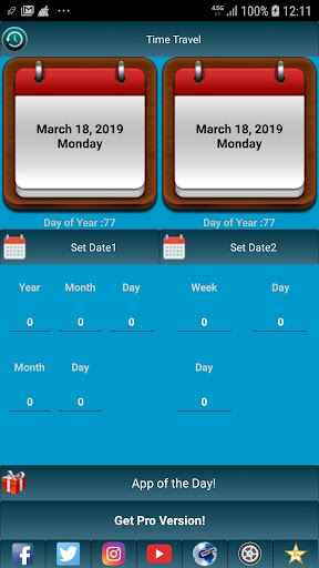 Android application Years & Days Calculator screenshort