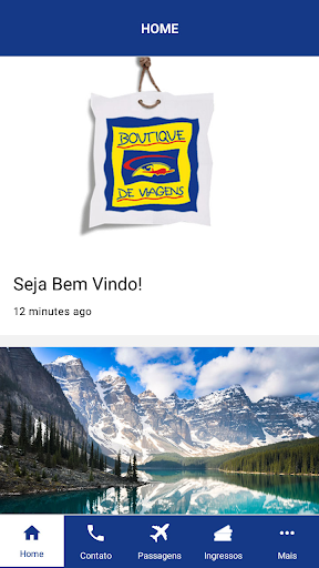 Android application Boutique de Viagens screenshort