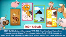 子供のための動物のパズルのおすすめ画像1
