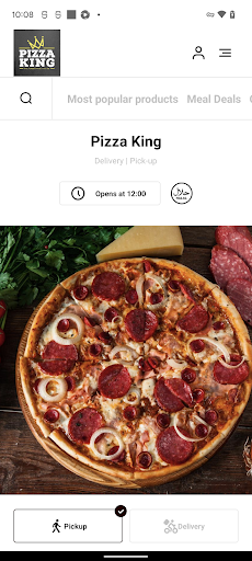 Android application Pizza King Tralee screenshort