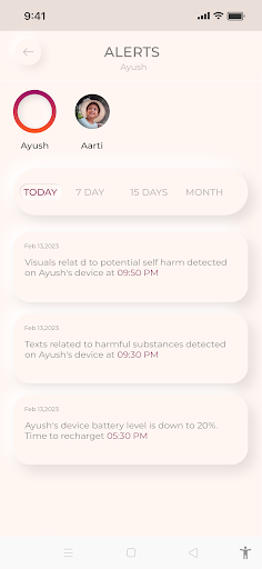 Android application Baatu screenshort