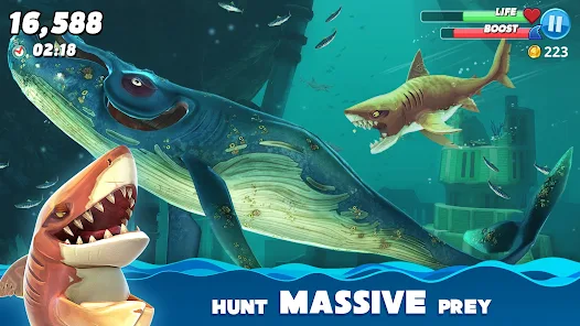 Shark Attack: 3D Hunting Games APK pour Android Télécharger