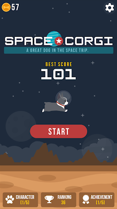 Space Corgi - Jumping Dogs - Screenshot 1