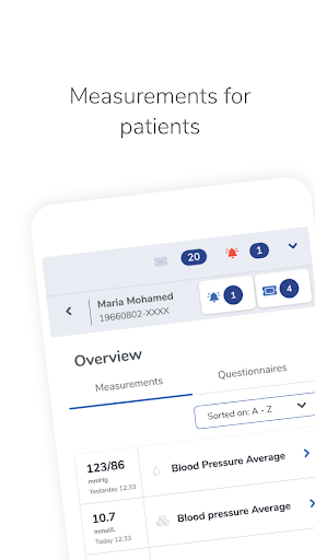 Hemsjukhuset Personal Screen 3