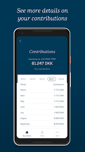 Mobilpension Screen 3