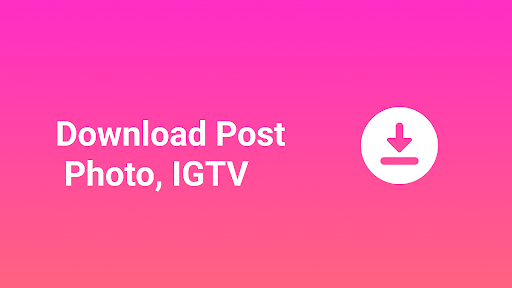Android application instandownloader foto & video screenshort