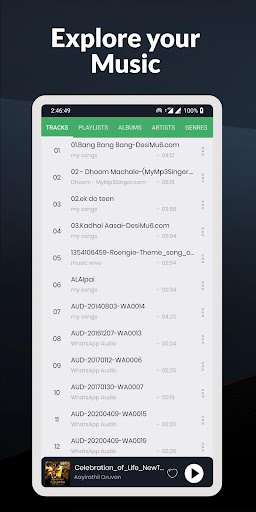 Android application MusicBuddy screenshort