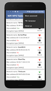 WPS WPA Tester — WiFi WPS Conn Capture d'écran