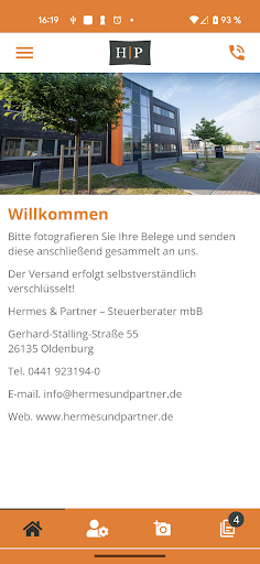 Android application Hermes & Partner StB screenshort