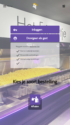 Android application Het Frit-uurtje Sint-Job screenshort