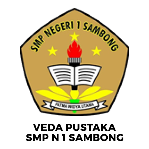 Veda Pustaka SMP N 1 Sambong logo