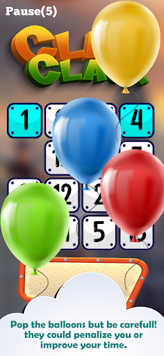 Android application ClickClack screenshort