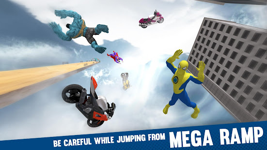 Super Hero Bike Mega Ramp 2.4 screenshots 1