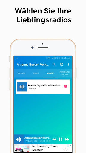 Android application Antenne Bayern Verkehrsmelder screenshort