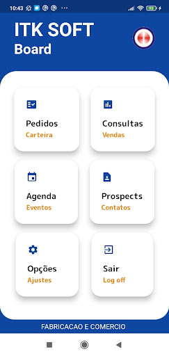 Android application ITK Sales screenshort