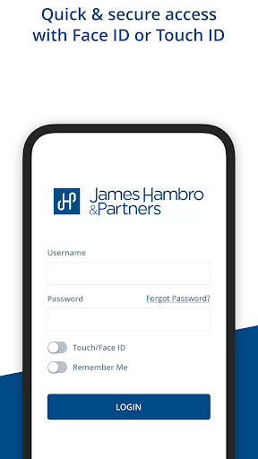 Android application James Hambro & Partners LLP screenshort