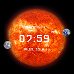 Cover Image of Descargar Galaxy Digital Clock  APK