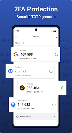 Aperçu de l'application