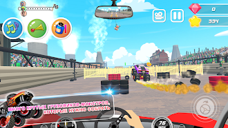 Game screenshot Гонка на грузовиках-монстрах hack