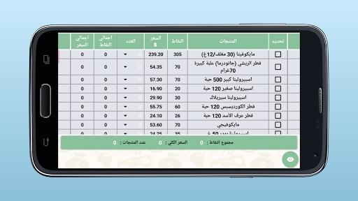 Android application محاسبة DXN سوريا screenshort