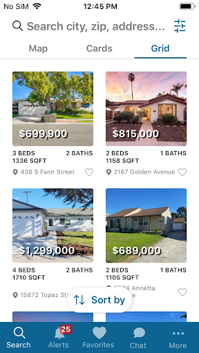 Splash Real Estate App Screen 2