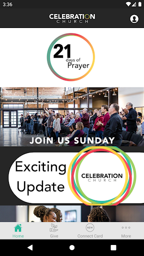 Android application #HappyChurch screenshort