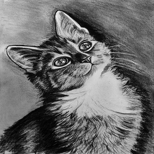 Charcoal Drawing  Icon